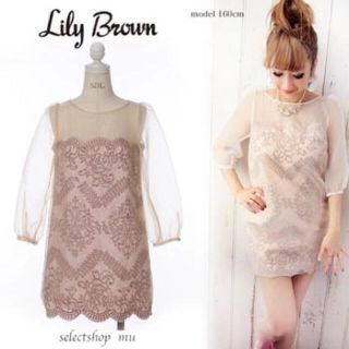 リリーブラウン(Lily Brown)のLily Brown ワンピース♪(ミニワンピース)