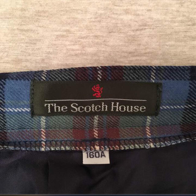 THE SCOTCH HOUSE(ザスコッチハウス)のスコッチハウス 卒業式 受験 プリーツスカート 美品 キッズ/ベビー/マタニティのキッズ服女の子用(90cm~)(スカート)の商品写真