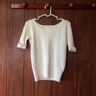 プロポーションボディドレッシング(PROPORTION BODY DRESSING)のhana56様専用！ リブ半袖ニット 美品(ニット/セーター)