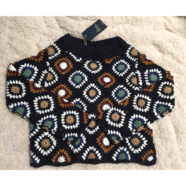 ZARA(ザラ)の希少！ZARA crochet knit レディースのトップス(ニット/セーター)の商品写真