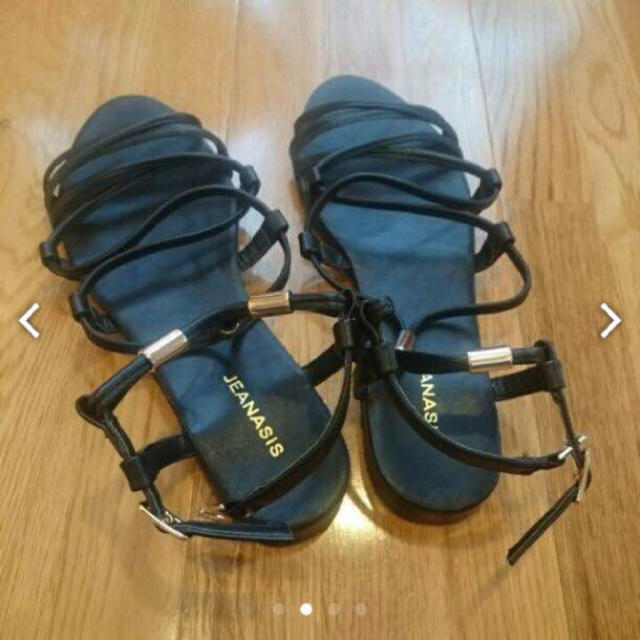 JEANASIS(ジーナシス)のJEANASIS ジーナシス サンダル レースアップ 2016年購入 未着用 レディースの靴/シューズ(サンダル)の商品写真