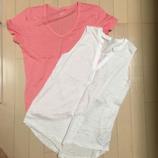 ギャップ(GAP)の新品   GAP リネンTシャツ&タンクトップ(Tシャツ(半袖/袖なし))