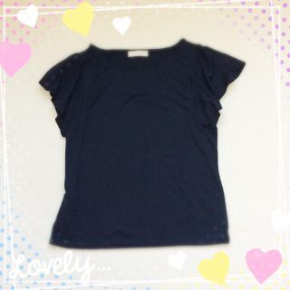 エニィスィス(anySiS)の★anysis★袖フリルTシャツ★(Tシャツ(半袖/袖なし))