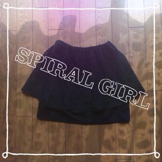 スパイラルガール(SPIRAL GIRL)のSPIRAL GIRL☆ペプラムスカート(ミニスカート)