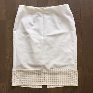 ジーユー(GU)のGU 異素材組み合わせスカート(ひざ丈スカート)