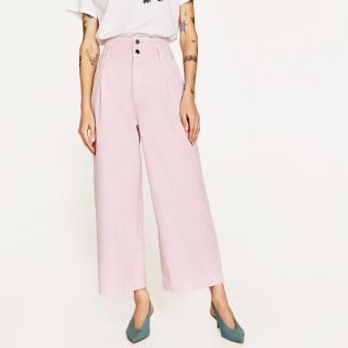 ザラ(ZARA)のZARA 大人気商品ワイドパンツ(デニム/ジーンズ)