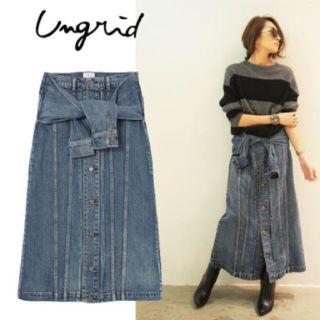 アングリッド(Ungrid)のお値下げ🌸アングリッド🌸ロングデニムスカート(ロングスカート)