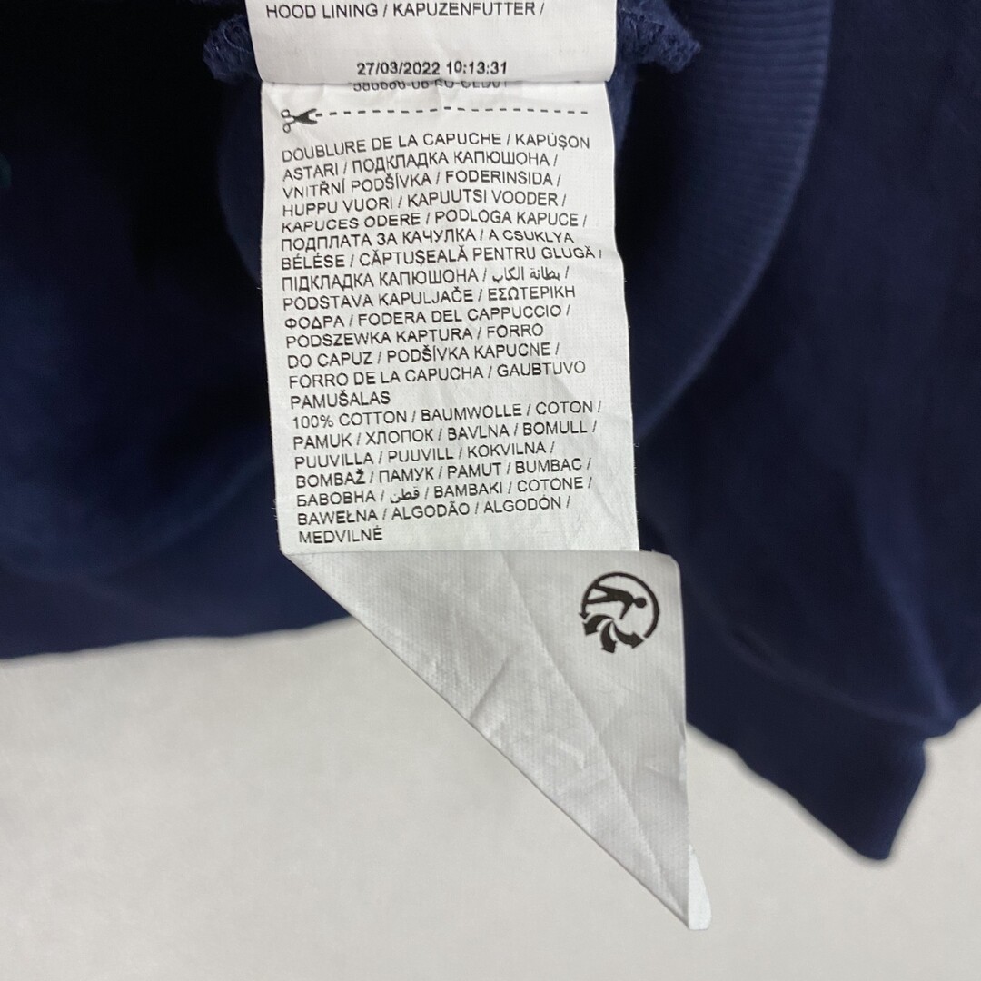 PUMA(プーマ)の古着 used　PUMA　プーマ　スウェットパーカー/フーディー　紺　ネイビー　Mサイズ メンズのトップス(パーカー)の商品写真