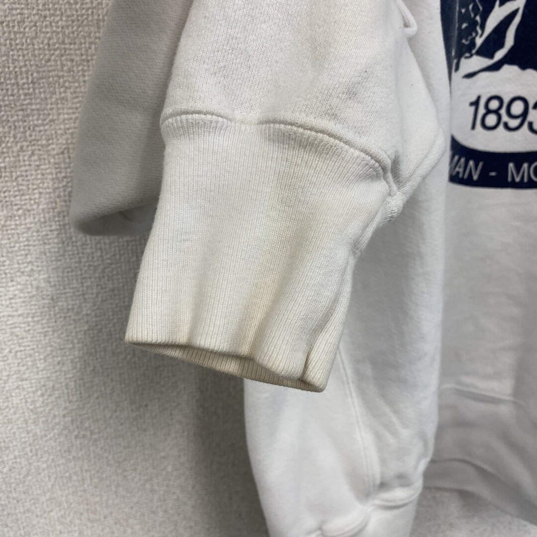 Champion(チャンピオン)の古着 used　Champion　チャンピオン　リバースウィーブ　スウェット/トレーナー　カレッジプリント　白　ホワイト　Mサイズ メンズのトップス(スウェット)の商品写真