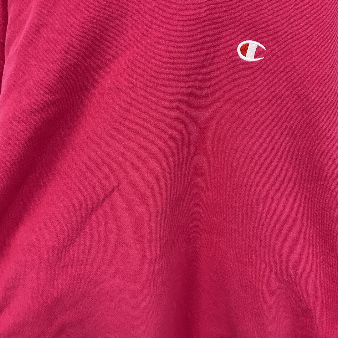Champion(チャンピオン)の古着 used　Champion　チャンピオン　リバースウィーブ　スウェット/トレーナー　ピンク　Lサイズ メンズのトップス(スウェット)の商品写真