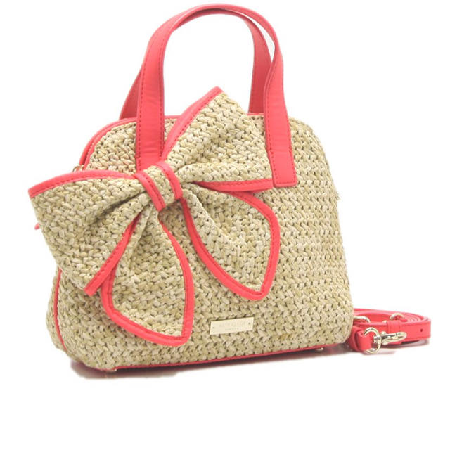 kate spade new york - 完売☆ケイトスペード リボン かごバッグ