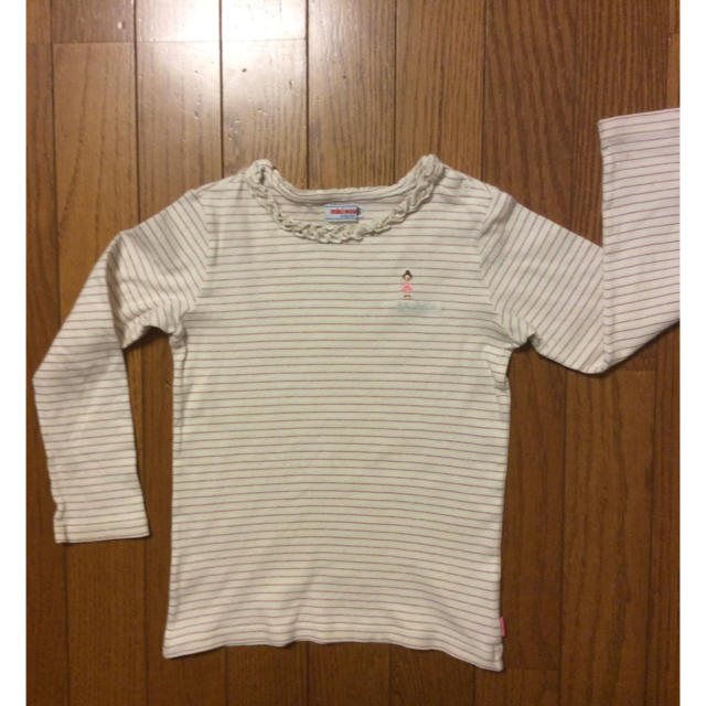 mikihouse(ミキハウス)のmikihouse 長袖Tシャツ 120㎝ キッズ/ベビー/マタニティのキッズ服女の子用(90cm~)(Tシャツ/カットソー)の商品写真