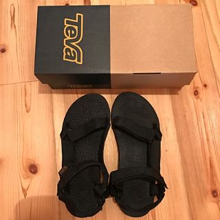 テバ(Teva)のTeva サンダル オリジナルユニバース 24.0 黒(サンダル)