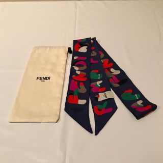 フェンディ(FENDI)のフェンディ シルクツイリー フェンディローマ(バンダナ/スカーフ)