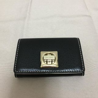 ケイトスペードニューヨーク(kate spade new york)の美品！ケイトスペード名刺ケース(名刺入れ/定期入れ)