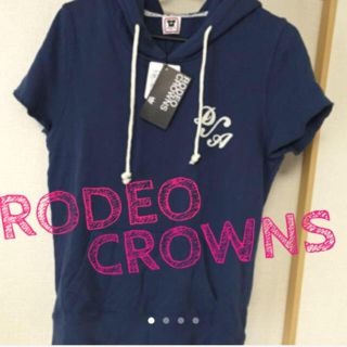 ロデオクラウンズ(RODEO CROWNS)のRODEO CROWNS♡半袖ロゴトレーナー(トレーナー/スウェット)