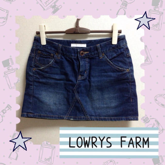 LOWRYS FARM(ローリーズファーム)のローリーズファーム♡デニムスカート レディースのスカート(ミニスカート)の商品写真