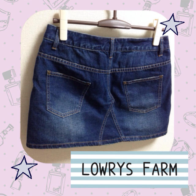 LOWRYS FARM(ローリーズファーム)のローリーズファーム♡デニムスカート レディースのスカート(ミニスカート)の商品写真