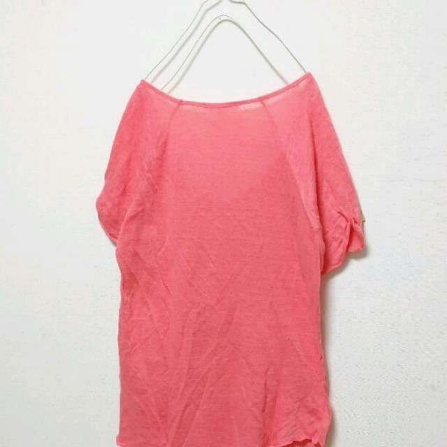 ZARA(ザラ)の♡ ZARA フラミンゴピンク 大人ゆるTシャツ ♡ レディースのトップス(Tシャツ(半袖/袖なし))の商品写真