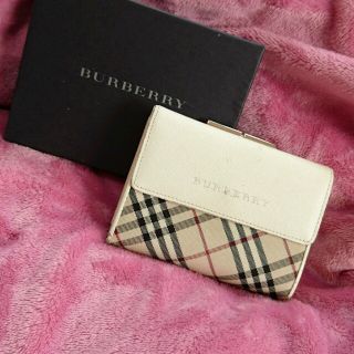 バーバリー(BURBERRY)のしずちゃん様専用BURBERRY二つ折り財布☆バーバリー☆(財布)