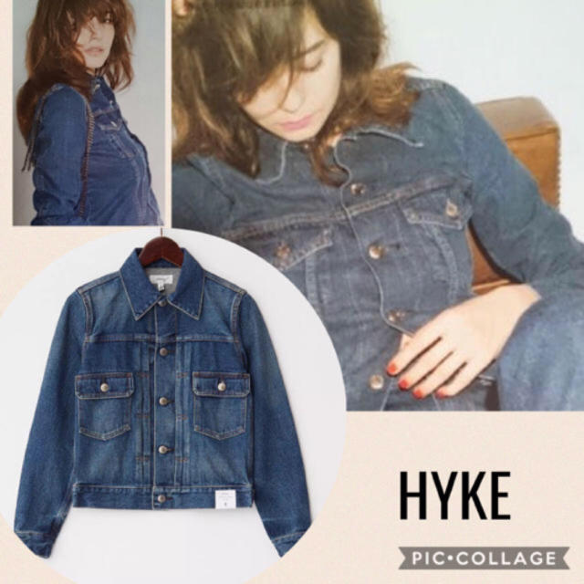 HYKE(ハイク)のHYKE デニムジャケット type2 レディースのジャケット/アウター(Gジャン/デニムジャケット)の商品写真