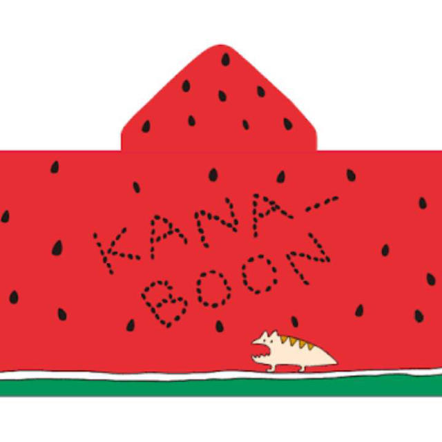 KANA-BOON スイカタオル エンタメ/ホビーのタレントグッズ(ミュージシャン)の商品写真