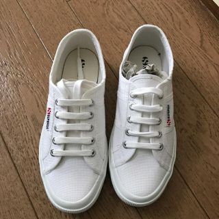 スペルガ(SUPERGA)のスペルガ 白 キャンバス 37(スニーカー)