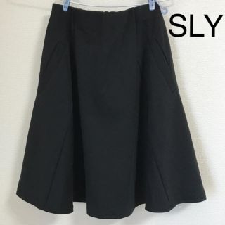 スライ(SLY)のSLY ★ ディープカラーフレアスカート(ひざ丈スカート)