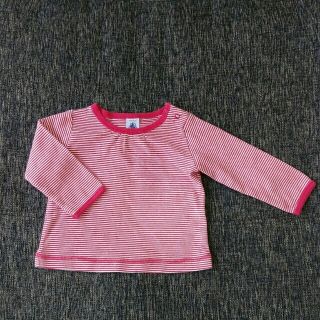 プチバトー(PETIT BATEAU)の【値下げしました】プチバトー　ロンT  　74㎝(シャツ/カットソー)