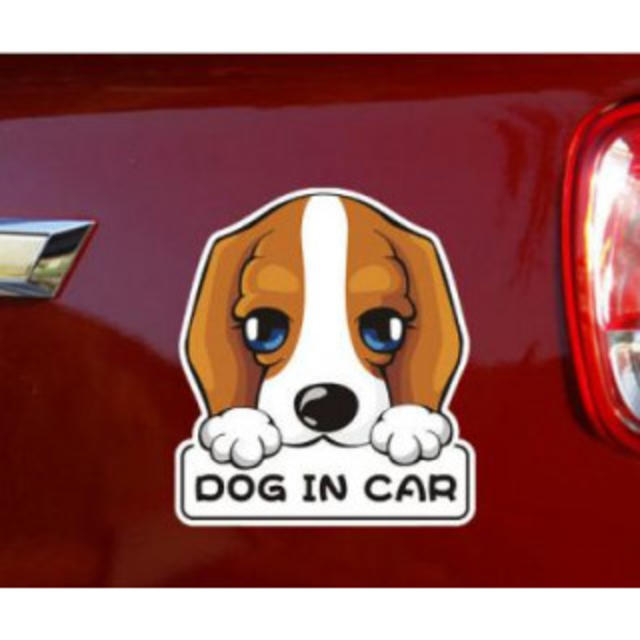 ♡反射ステッカー 赤ちゃん乗ってます Baby in Car 犬 dog ♡ キッズ/ベビー/マタニティの外出/移動用品(自動車用チャイルドシートカバー)の商品写真