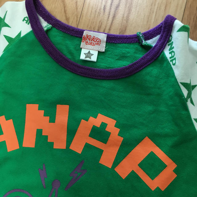 ANAP Kids(アナップキッズ)のANAP Kids ロンT 110サイズ キッズ/ベビー/マタニティのキッズ服女の子用(90cm~)(Tシャツ/カットソー)の商品写真