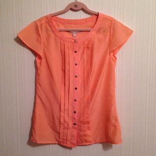 バナナリパブリック(Banana Republic)のバナプリシフォンブラウス♪新品！(シャツ/ブラウス(半袖/袖なし))