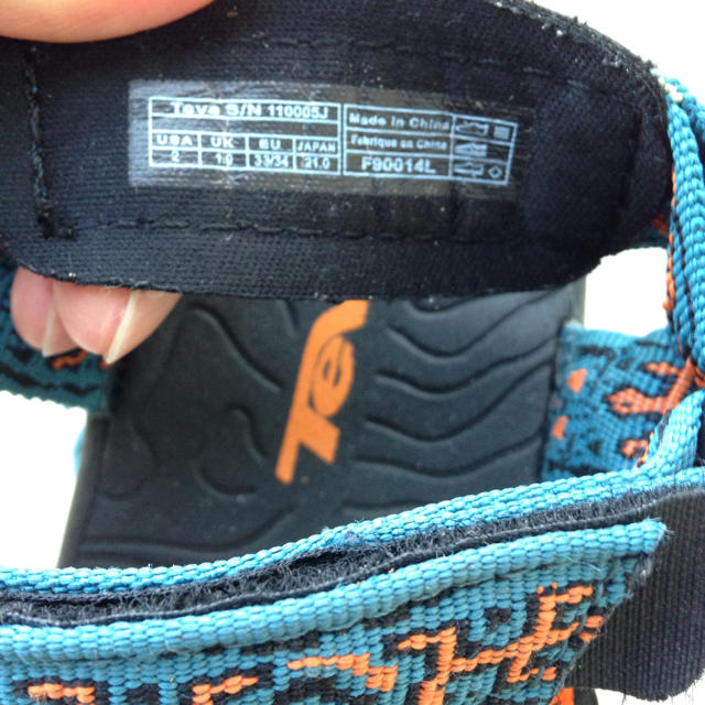 Teva(テバ)のteva kidsスポサン 21 キッズ/ベビー/マタニティのキッズ靴/シューズ(15cm~)(サンダル)の商品写真