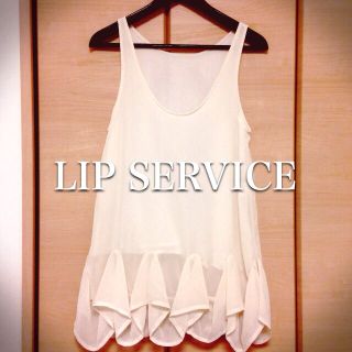 リップサービス(LIP SERVICE)のフリルシフォンチュニック(チュニック)