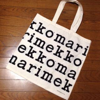 マリメッコ(marimekko)の⚫︎未使用⚫︎マリメッコ ロゴエコバッグ(トートバッグ)