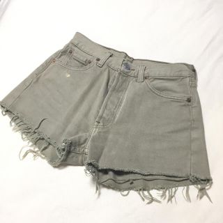 フラワー(flower)のLevi's 501 デニムショートパンツ 古着 vintage(ショートパンツ)