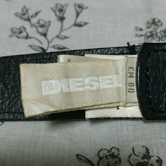 DIESEL ディーゼル ベルト ファッション小物 CM80 ブラック