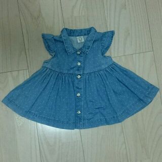 ベビーギャップ(babyGAP)のbabygap デニム トップス 80(シャツ/カットソー)