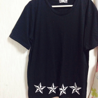 ウィゴー(WEGO)のWEGOメンズ黒Tシャツ(Tシャツ(半袖/袖なし))