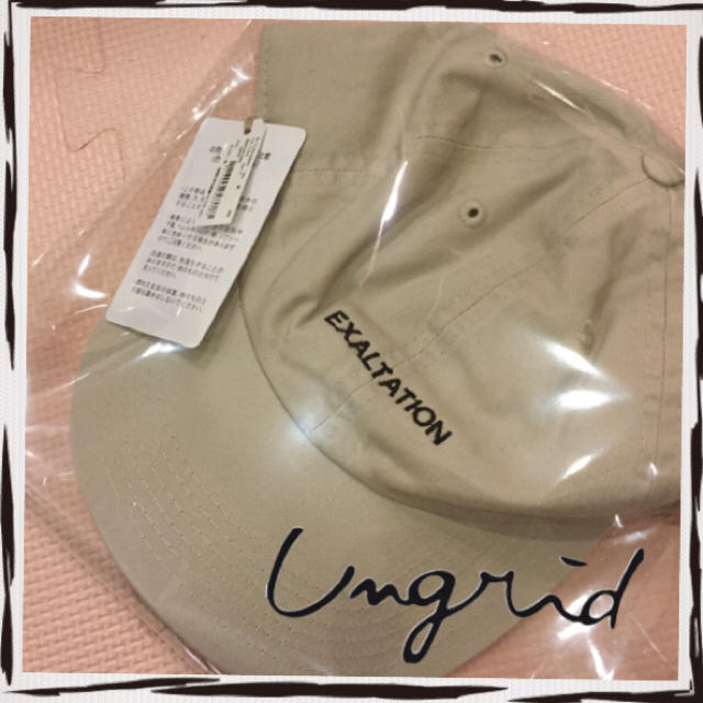 Ungrid(アングリッド)の【新品】EXALTATION カラーCAP レディースの帽子(キャップ)の商品写真
