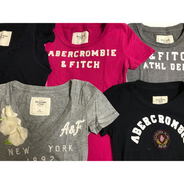 Abercrombie&Fitch(アバクロンビーアンドフィッチ)のアバクロ☆Tシャツ8枚セット☆春夏トップス レディースのトップス(Tシャツ(半袖/袖なし))の商品写真