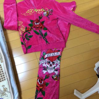 Ed Hardy - Ed hardy ピンクセットアップの通販 by ショップ休止中 ...