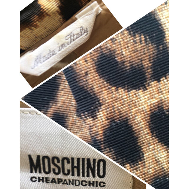 MOSCHINO(モスキーノ)の値下げ MOSCHINO Cheep&Chick刺繍パンサージャケット レディースのジャケット/アウター(テーラードジャケット)の商品写真