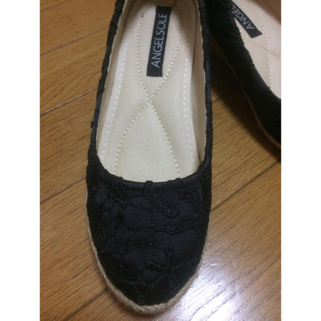 ともたけ様専用♡値下げ♡黒♥ウェッジソール レディースの靴/シューズ(ハイヒール/パンプス)の商品写真