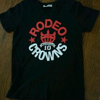 ロデオクラウンズ(RODEO CROWNS)のロデオクラウンズ 黒Tシャツ(Tシャツ(半袖/袖なし))