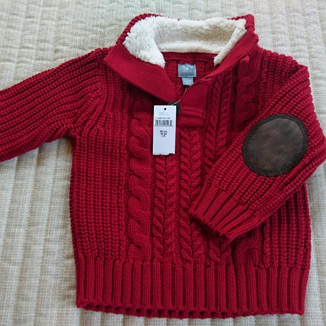 babyGAP(ベビーギャップ)の【新品未使用】 90サイズ GAPベビー ニット キッズ/ベビー/マタニティのキッズ服男の子用(90cm~)(ニット)の商品写真