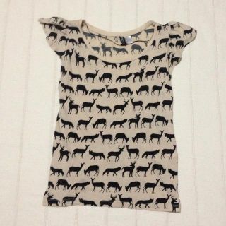 エイチアンドエム(H&M)の動物シルエットTシャツ(Tシャツ(半袖/袖なし))