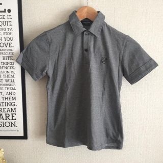 コムサイズム(COMME CA ISM)のCOMME CA ISM ポロシャツ  グレー(Tシャツ/カットソー)