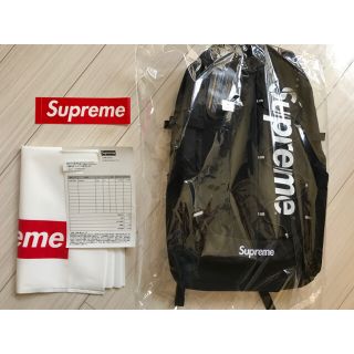 シュプリーム(Supreme)の【最安値・即発送】supreme バックパック 黒(バッグパック/リュック)