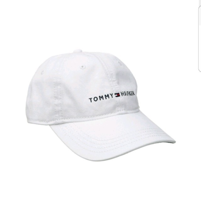 TOMMY HILFIGER(トミーヒルフィガー)のトミーヒルフィガー　ロゴ　キャップ　ホワイト メンズの帽子(キャップ)の商品写真